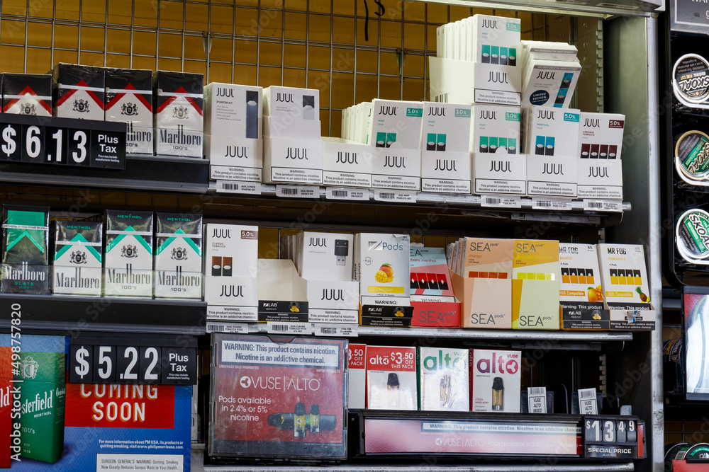 e liquide cloud co. creamery Acrylic E-Cigarette Display, Double Slot main image 1