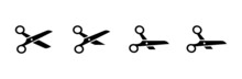 Scissors Icon Set Vector Illustration