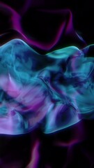 Wall Mural - Blue and Magenta Abstract Liquid Background Loop