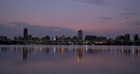 Fototapete - Dadaocheng Wharf at sunset