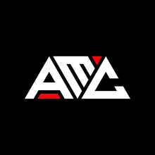 AMC Letter Logo Design With Polygon Shape. AMC Polygon And Cube Shape Logo Design. AMC Hexagon Vector Logo Template White And Black Colors. AMC Monogram, Business And Real Estate Logo.