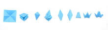 Step-by-step Origami Crane Folding