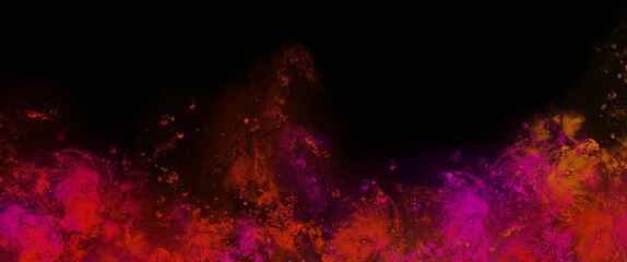 Wall Mural - fire and smoke