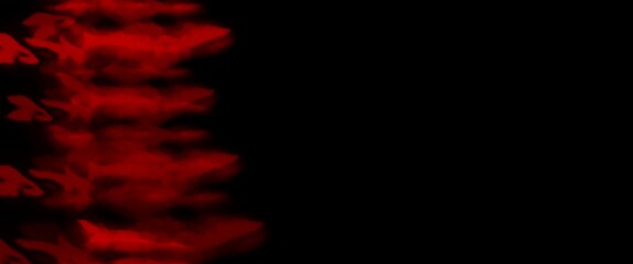 Wall Mural - red and black smoke