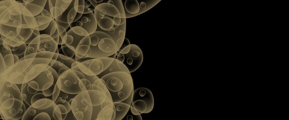 Wall Mural - smoke on black background