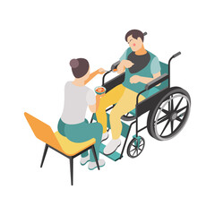 Wall Mural - Disabled People Icon