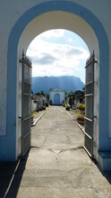 Portal Do Cemitério Histórico Da Cidade Turística De Morretes, Litoral Do Paraná, Brasil