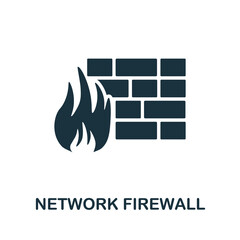 Wall Mural - Network Firewall flat icon. Colored element sign from networking collection. Flat Network Firewall icon sign for web design, infographics and more.