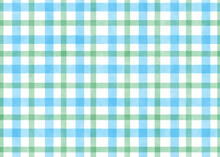 Blue And Green Watercolor Plaid Repeat Seamless Pattern
