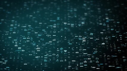 Wall Mural - big data digital business hitech background/ 4k animation of an abstract wallpaper big data business