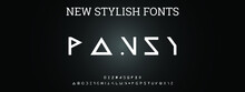  Modern, Luxury And Tech Alphabets Letter Set Design. Amazing Typeface Vector Logo Design.

