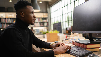 businessman working on computer