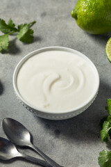 Wall Mural - Homemade Creamy Mexican Crema Dip