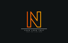 Letter N Logo Alphabet Design Icon Vector Symbol