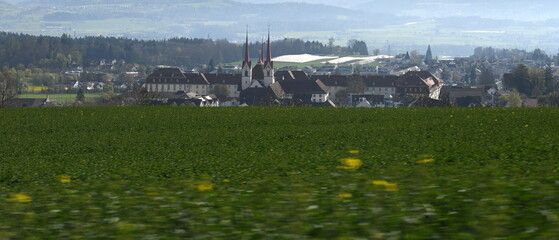 Canvas Print - view of the countryside... Muri ag