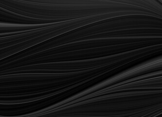 Wall Mural - dark background for design with fractal wavy pattern