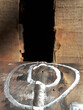 A weld defect in the form of a pair. Control of pipeline welds at an oil and gas plant in Russia