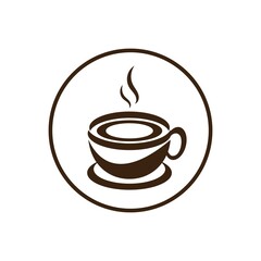 Coffee cup Logo Template icon design vector 