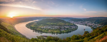 Sunrise At The Rheinschleife, Germany 