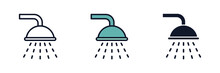 Shower Icon Symbol Template For Graphic And Web Design Collection Logo Vector Illustration