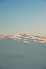 Dune of Pilat, the highest in Europe, on a summer morning on the Arcachon bay