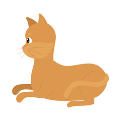 Sticker - cute cat icon