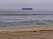 Tanker auf der Nordsee vor Cuxhaven
