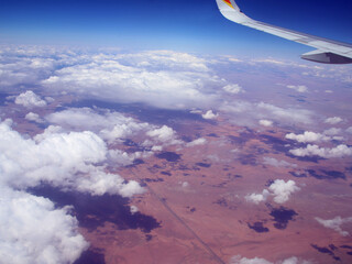 Canvas Print - flying above the clouds