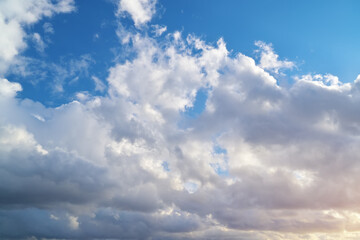 Poster - Sky background at sunset