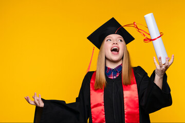 Graduate Celebrating Graduation