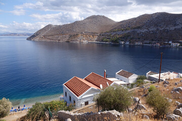 Sticker - Küste auf Symi