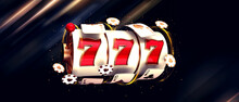Casino Slot Machine Cards Poker Blackjack Baccarat  Black And Red Ace Symbols Banner 3d Render 3d Rendering Illustration 
