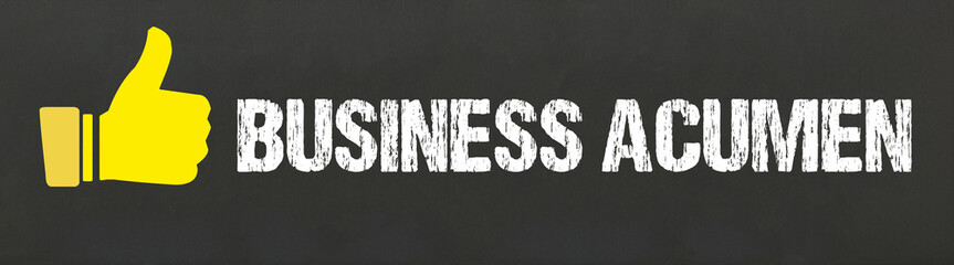 Wall Mural - Business acumen