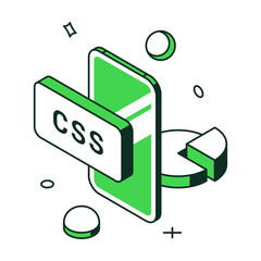 Wall Mural - useful smartphone application web development support engineering analyzing isometric vector illustr