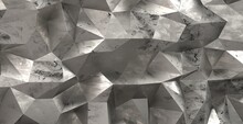 Abstract Triangles Background. Geometric White And Gray Pattern