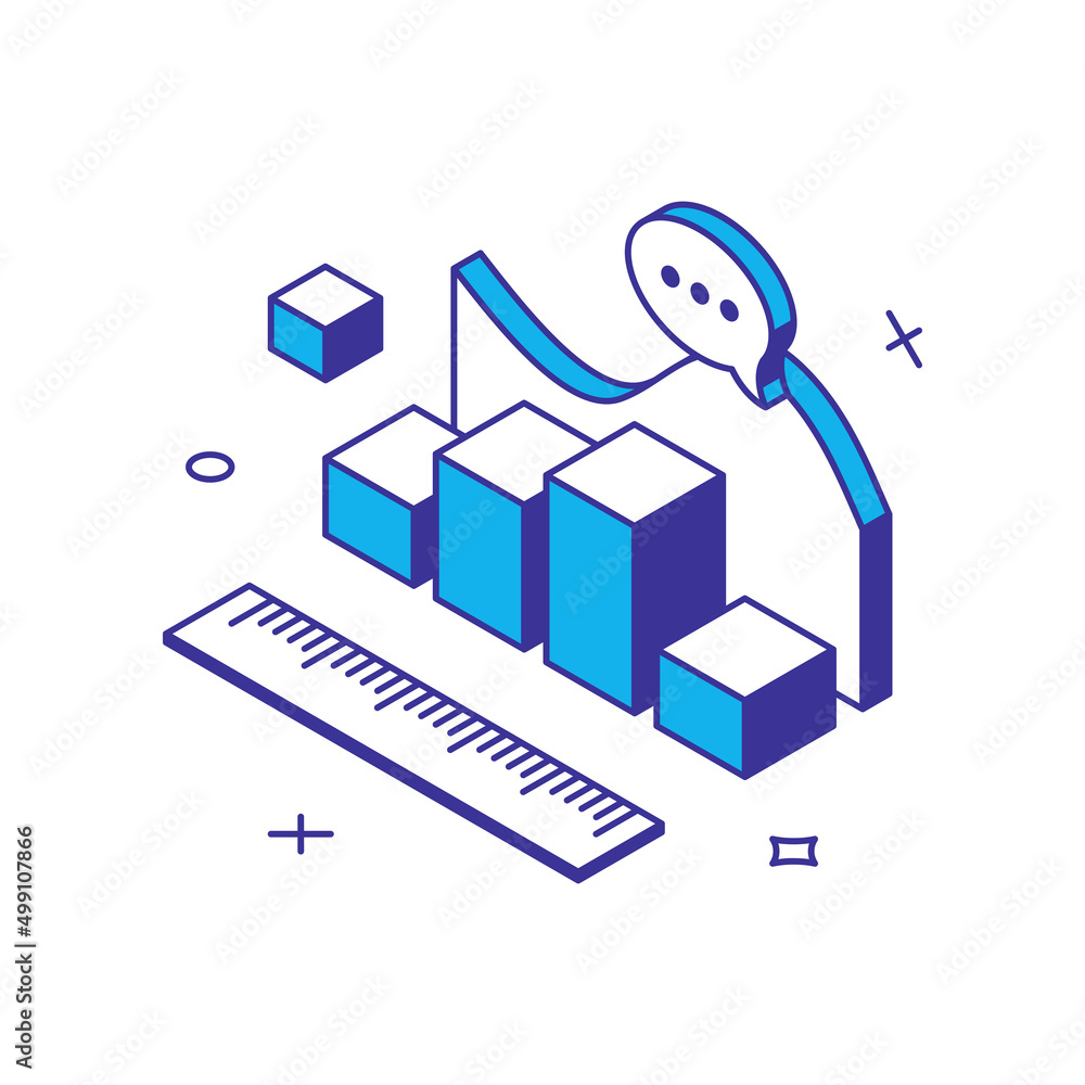 Measurement Bank Banking data analyzing measurement ruler scheme columns dashboard ...
