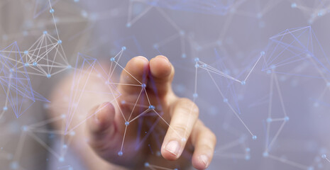 Global digital connections with technology