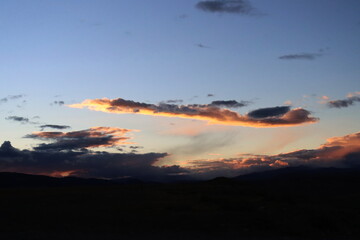 Wall Mural - sunlit clouds