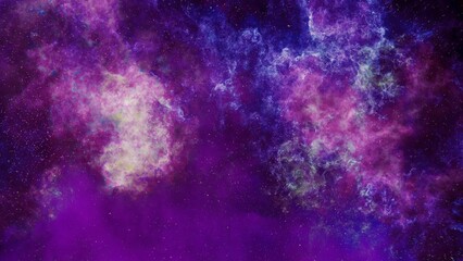 Wall Mural - abstract photo of a colorful purple and blue space nebula