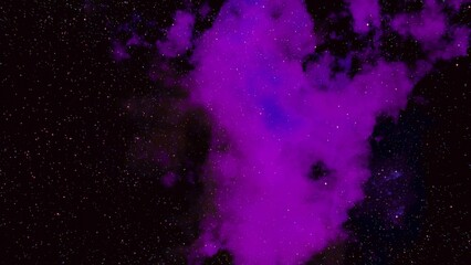Wall Mural - abstract photo of a colorful purple and blue space nebula