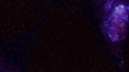 Wall Mural - abstract photo of a colorful purple and blue space nebula