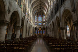 Fototapeta Paryż - interior of Saint Severin Church in France