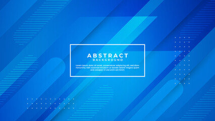 Abstract blue geometric shape overlay layer background