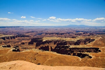 Canyonlands National Park in southeastern Utah, a dramatic desert landscape carved by the Colorado River. 