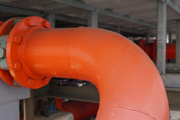 Wall Mural - Condenser pipes in the refrigeration system