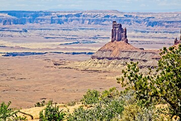 Canyonlands National Park in southeastern Utah, a dramatic desert landscape carved by the Colorado River. 