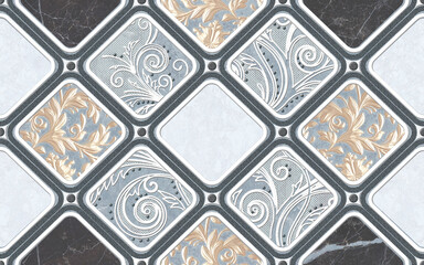 Digital wallpaper background tile design