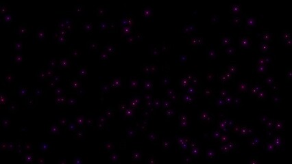 Wall Mural - 4K Night starry skies with twinkling or blinking stars motion background. Looping space backdrop. Stars And Blue Nebula In Space. Galaxy exploration through space towards glowing milky way galaxy.