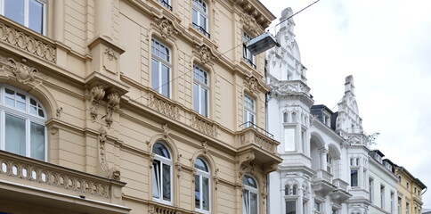 Sticker - Historische Bauwerke in der Altstadt von Bonn, Nordrhein - Westfalen