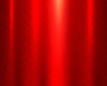 Metal Red Texture Background, Brushed Metallic Texture Plate Pattern, Vector Illustration.